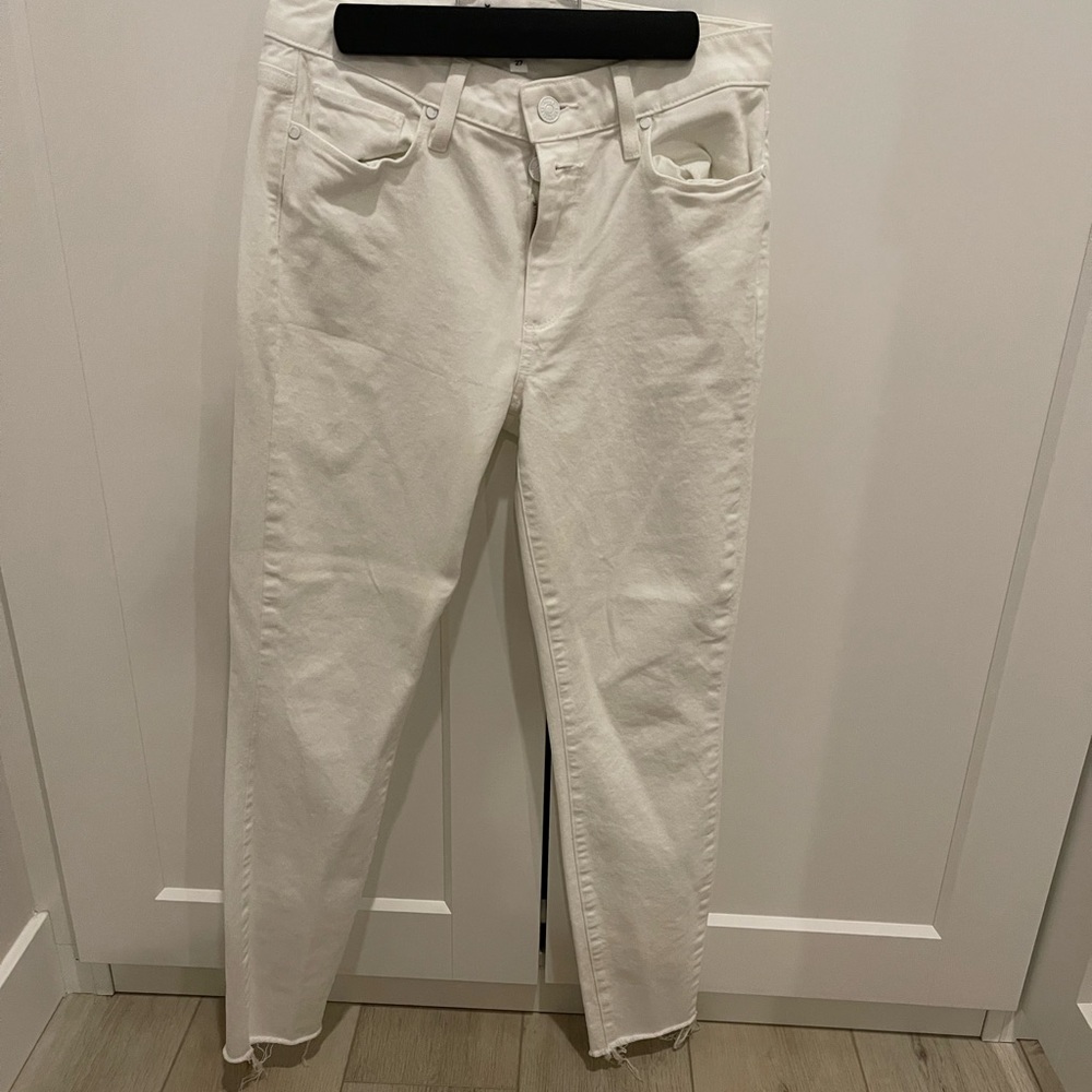 Paige Hoxton Ankle denim white jeans